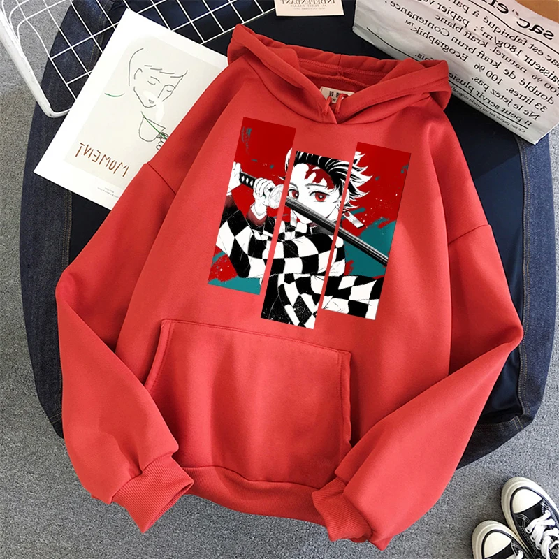 

Demon Slayer Anime Men/women hoodie sweatshirt Autumn/Winter Polyester cotton Long Sleeve Coat Hip Hop Famous Brand