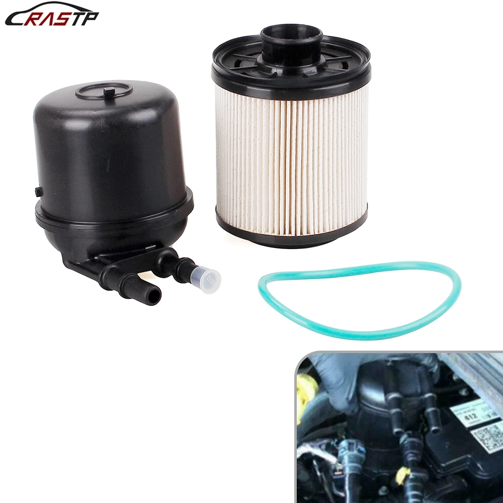 

New Fuel Filter With O-ring Replacement Fuel Filter Assembly for 11-16 Ford F-250 F-350 F-450 F-550 6.7L Diesel FD4615 OFI067