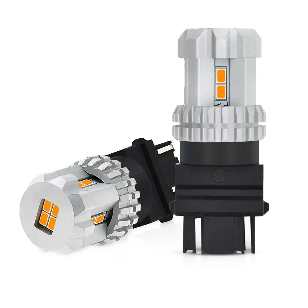 Светодиодные поворотники 3157-светодиодные лампы янтарно-желтого цвета 3020 Smd