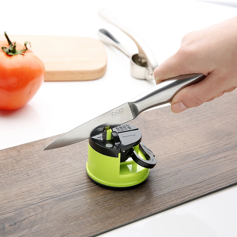 

Sharpens Kitchen Sharpen Tool Secure Suction Pad Accessories Innovative Knife Sharpener Scissors Grinder Sharpening Knives Stone