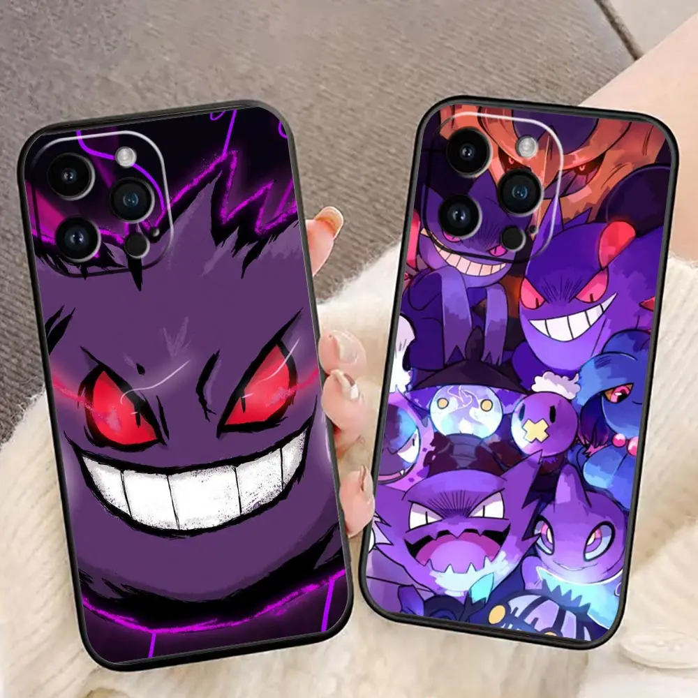 

Funda Coque Case For iphone Apple 14 13 12 11 Pro Capa XS Max Mini X XR SE 8 7 6S 6 Plus 5 5S Case Para Anime P-Pokemon G-Gengar
