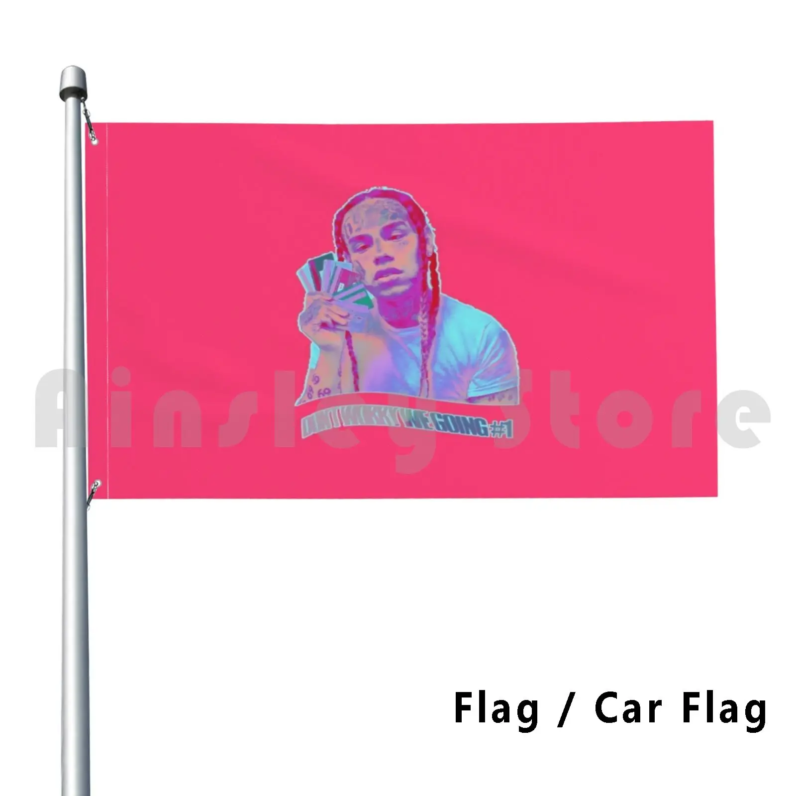 

Sixnine First In The Charts Flag Car Flag Funny
