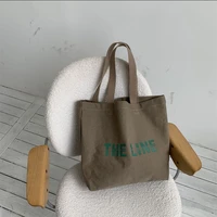 women tote bag 2022 canvas designer purses and handbags ladies fashion casual retro large capacity letter printing shoulder bags