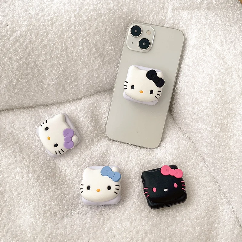 Мини-зеркало с рисунком Hello Kitty кронштейн Griptok для iPhone 16 15 универсальные