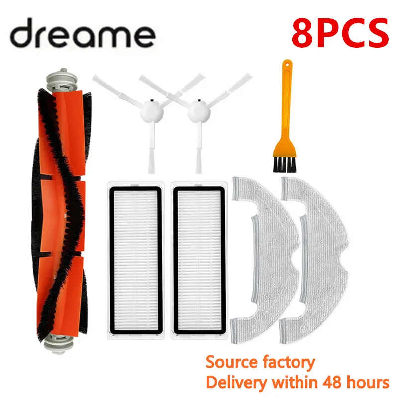 

Запчасти для робота-пылесоса Xiaomi Dreame D10 Plus RLS3D Z10 Pro L10 Plus, сменные детали, щетка, Hepa фильтр, совместимая с насадкой для швабры, пылесборник