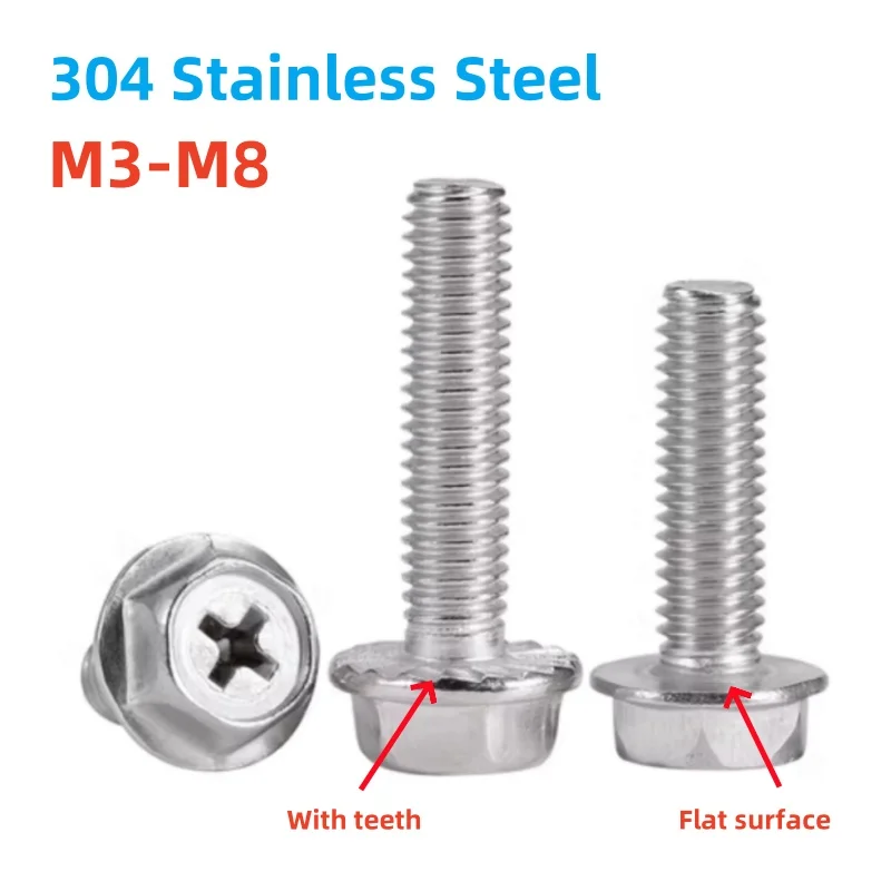 

Болты с крестообразным шлицем из нержавеющей стали 304 M3 M4 M5 M6 M8 5-60 мм