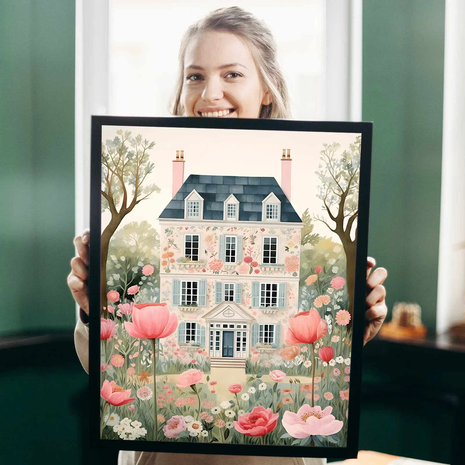 125997 Набор красок по номерам для взрослых - Замок акриловая цифровая картина