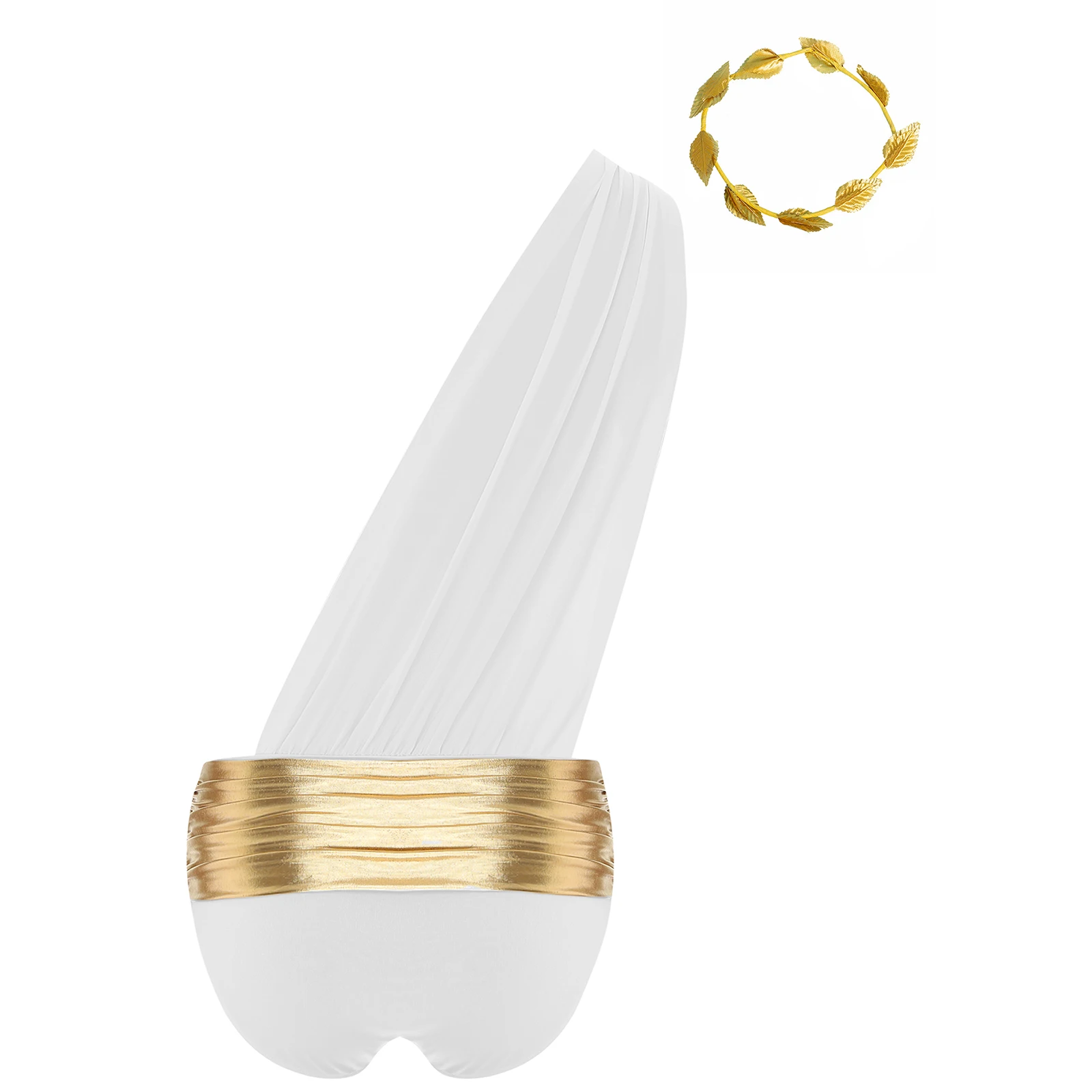 Мужской древнегреческий римский костюм боди для косплея трусы с металлическим