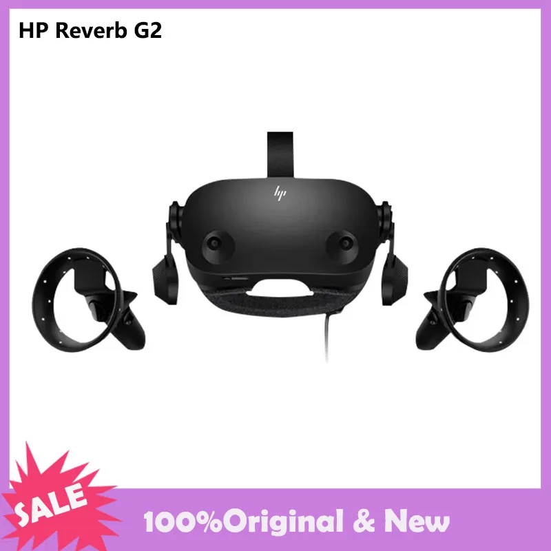 

HP Reverb G2 Virtual Reality VR Glasses PC VR Helmet SteamVR Game Equipment 4K Resolution 3D Glasses Computer VR Head Display