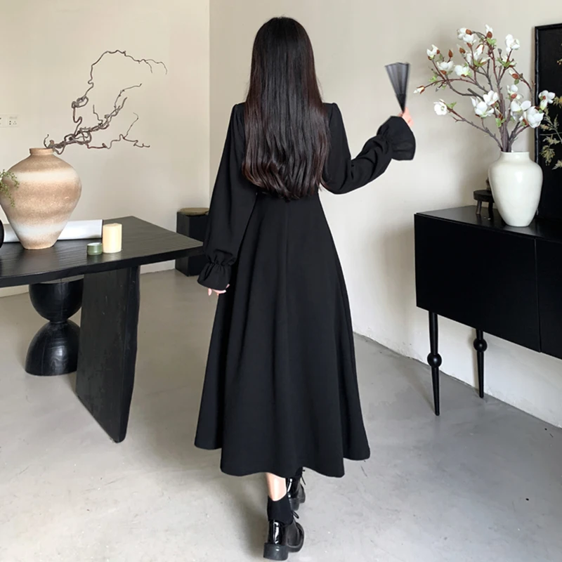 Осенне-зимнее ретро-е национальное платье новое китайское с улучшенным