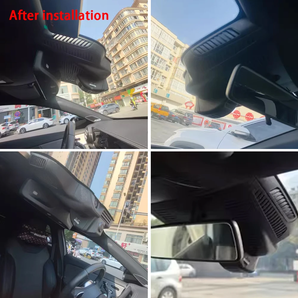 Фото Автомобильный видеорегистратор ночного видения UHD 4K 2160P DVR Dash Cam для Mercedes Benz CLA GLA A Class W177 V177 C118 H247 2018 ~ 2023 №5