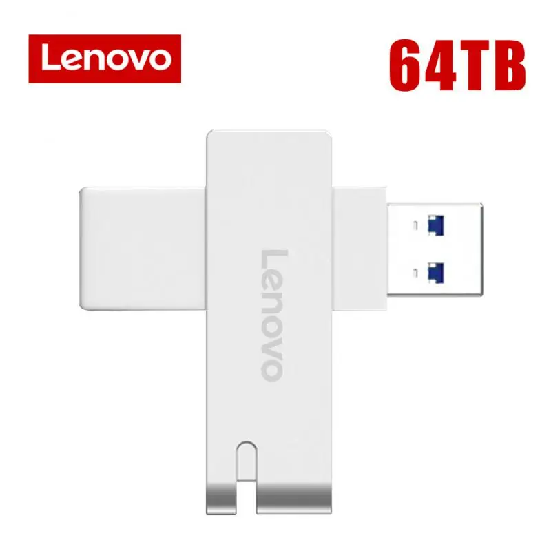Оригинальный флеш-накопитель Lenovo 2 ТБ USB 3 1 высокоскоростной объемом