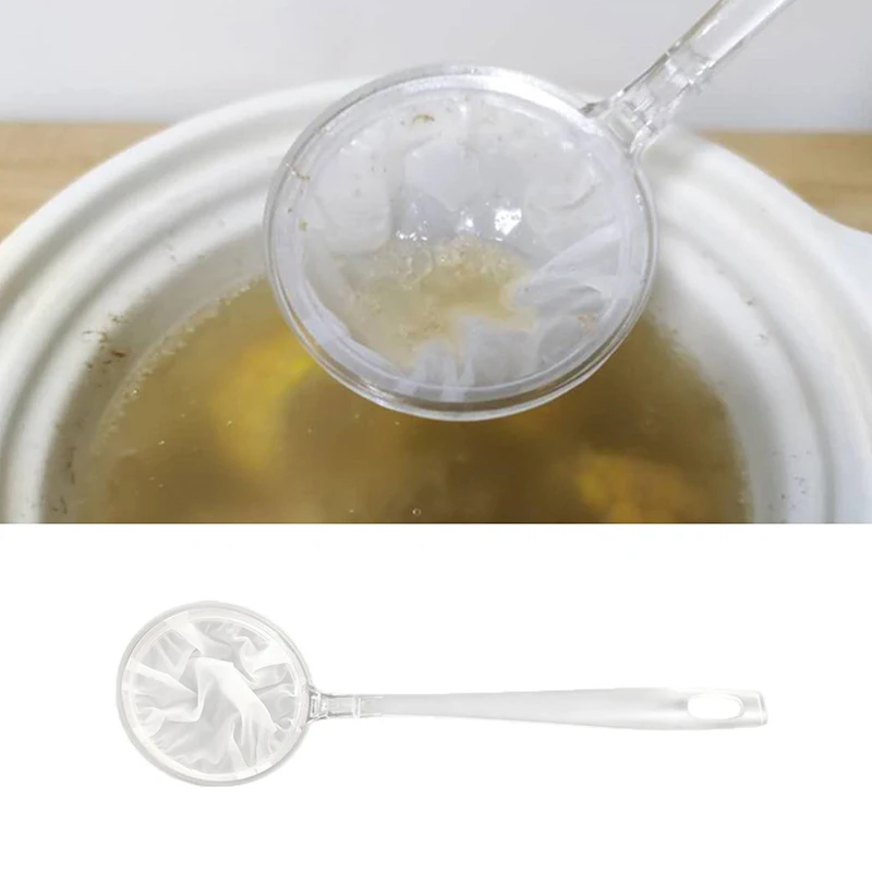 

1Pc 350Mesh Mesh Kitchen Ultra-fine Mesh Strainer Detachable Mesh Filter Spoon