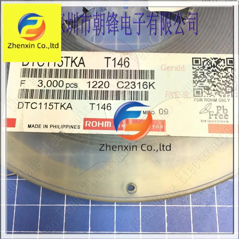 

50pcs original new DTC115TKA T146 SOT23-3