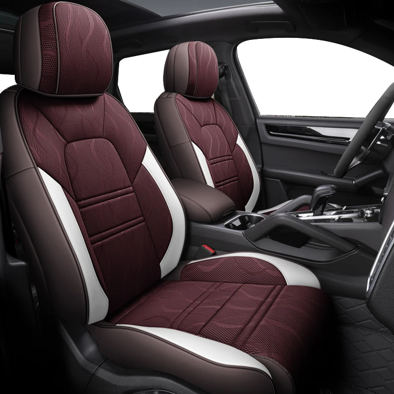 

kokololee Custom Leather car seat cover For NISSAN Patrol Sunny QUEST Terra Navara NV200 Paladin KICKS MAXIMA Murano LANNIA auto