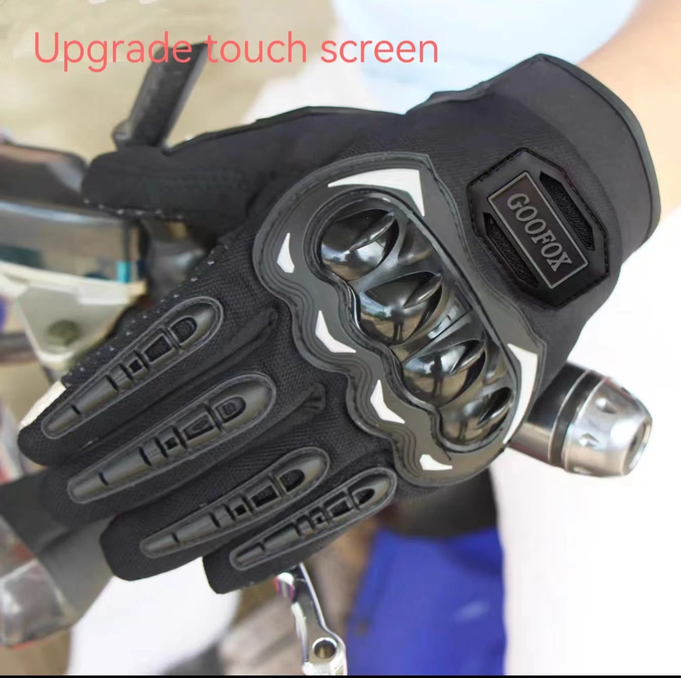 Велосипедные защитные спортивные перчатки GOOFOX с длинными пальцами