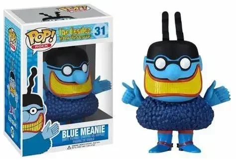 Funko Pop New The Beatles Toys Джон Леннон Пол MCcARTNEY GEORGE HARRISON RINGO STARR BLUE MEANIE 27 28 29 30 Виниловая