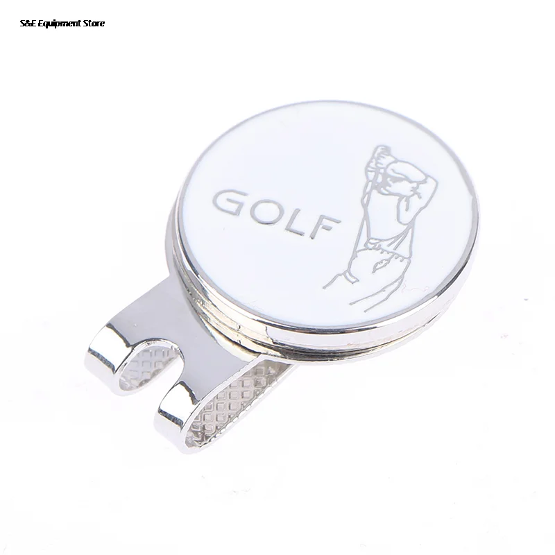 

Golf Ball Marker Clip With Magnet Ball Mark One Putt Golf Putting Alignment Aiming Cap Clips Drop Ship Training Aids Accessories
