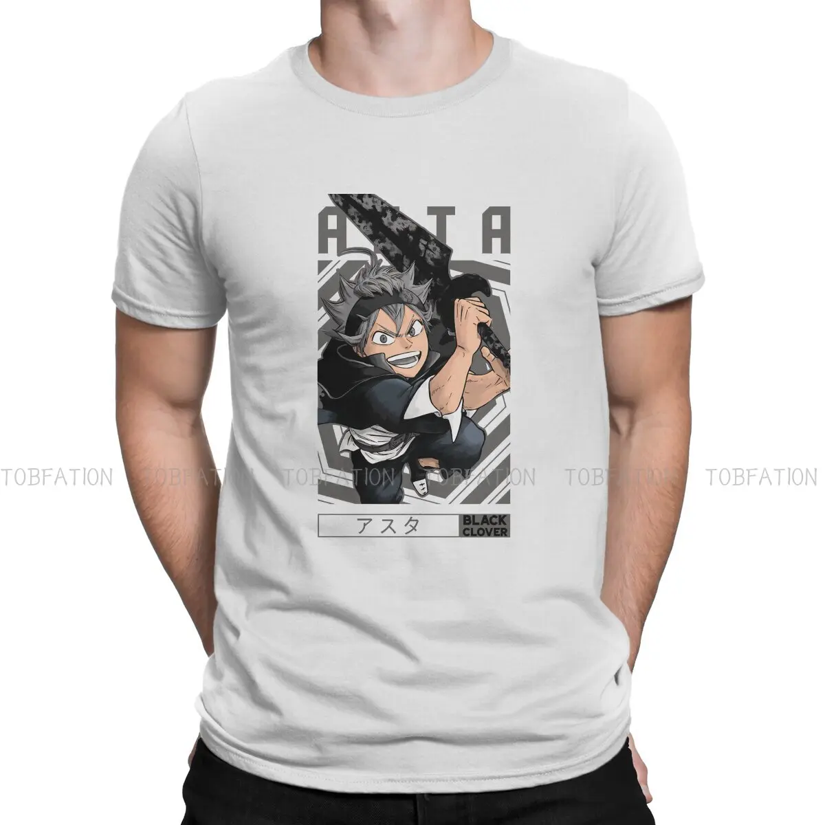 Asta Black Clover Black Zora Ideale Anime Men T Shirt Cotton Alternative O-Neck Tee Shirt Harajuku Tops