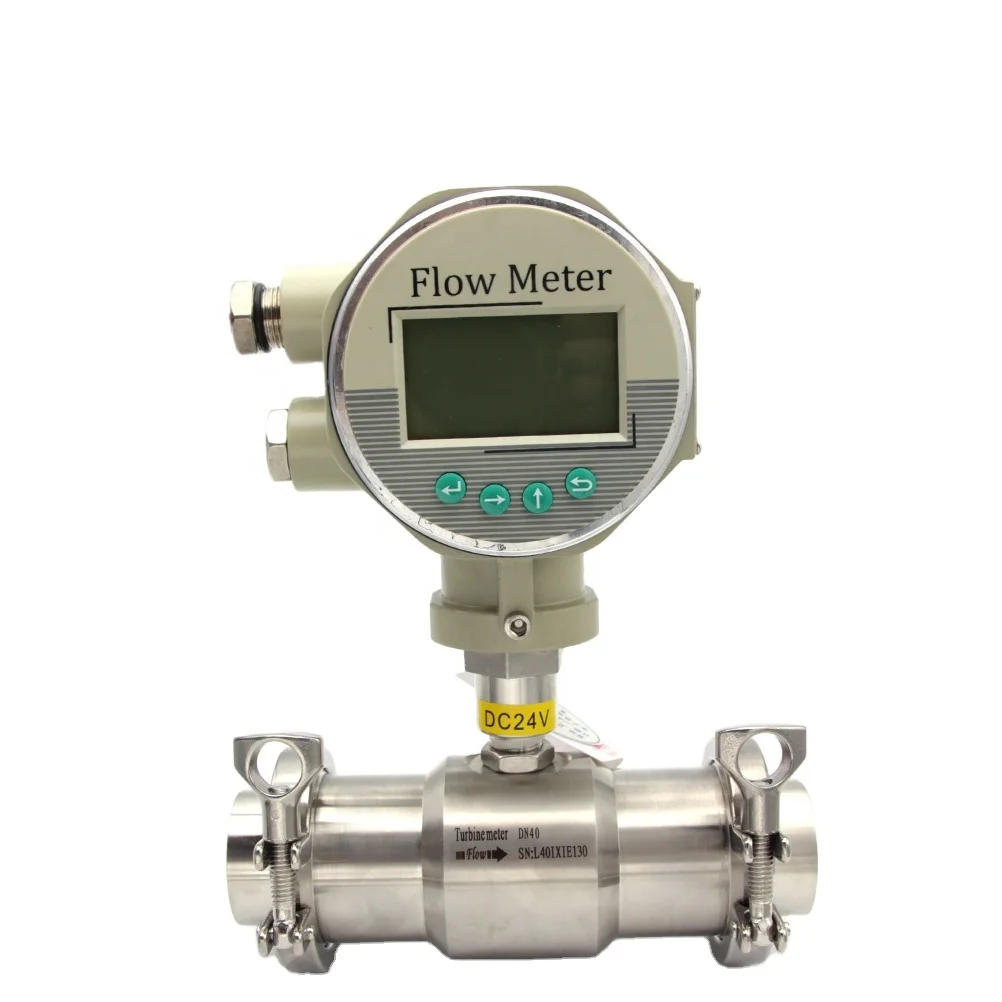 

GTF400 food grade medical sanitary type turbine flowmeters