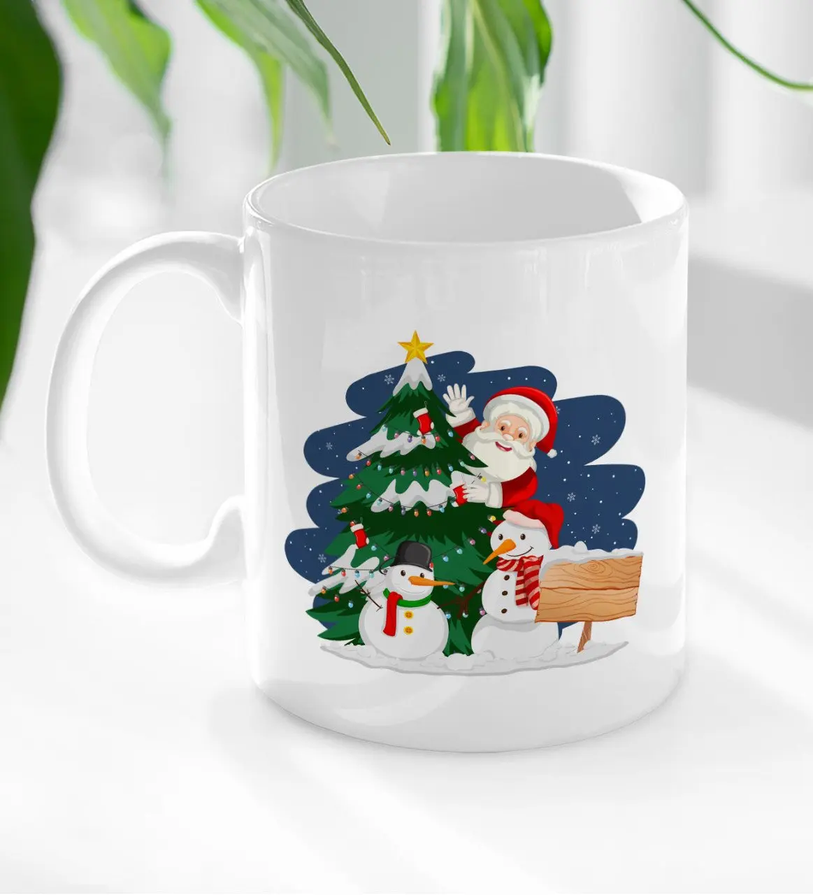 

BK подарок Рождественский дизайн белая кружка