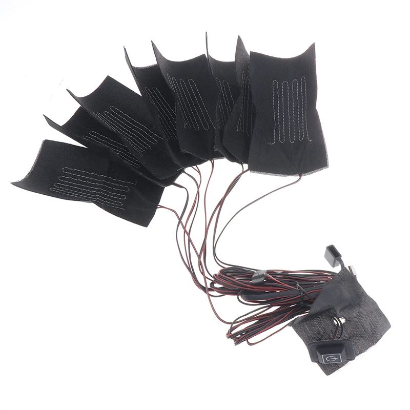 USB-подогреватель из углеродного волокна для одежды 3 температурных режима