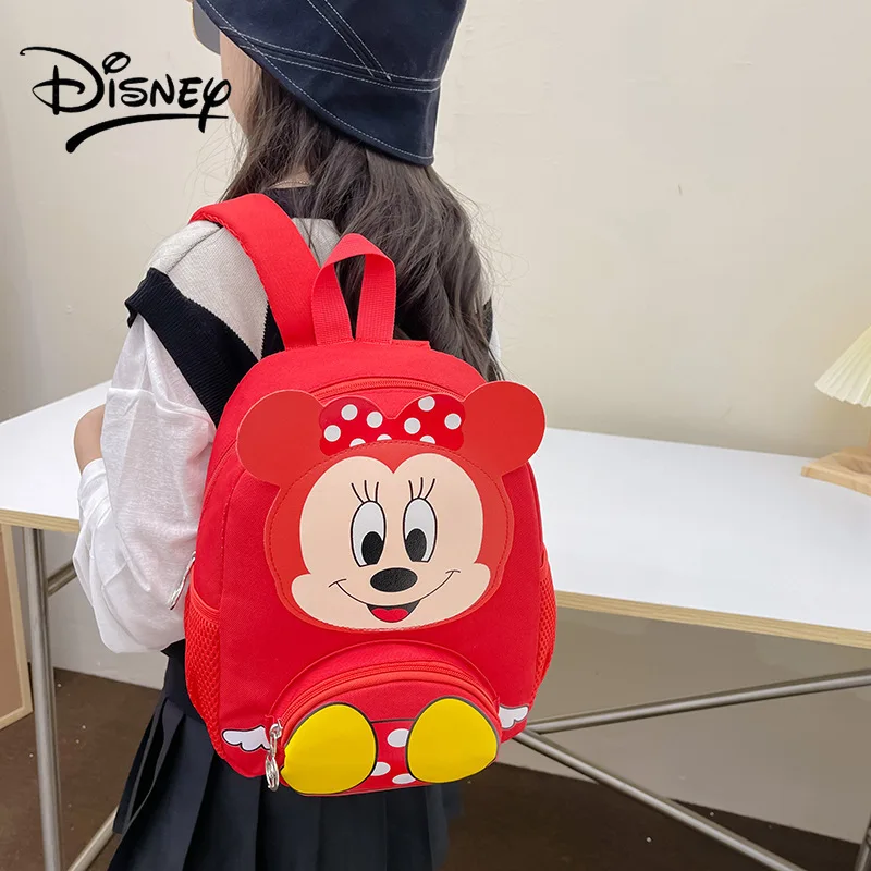 Disney's New Cute Children's Backpack Cartoon Kindergarten Mickey Mouse Schoolbag Men and Women Baby Travel Backpack