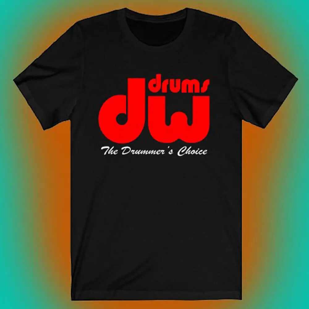 

Dw Drums Logo Men'S Black T-Shirt Size S To 5Xl