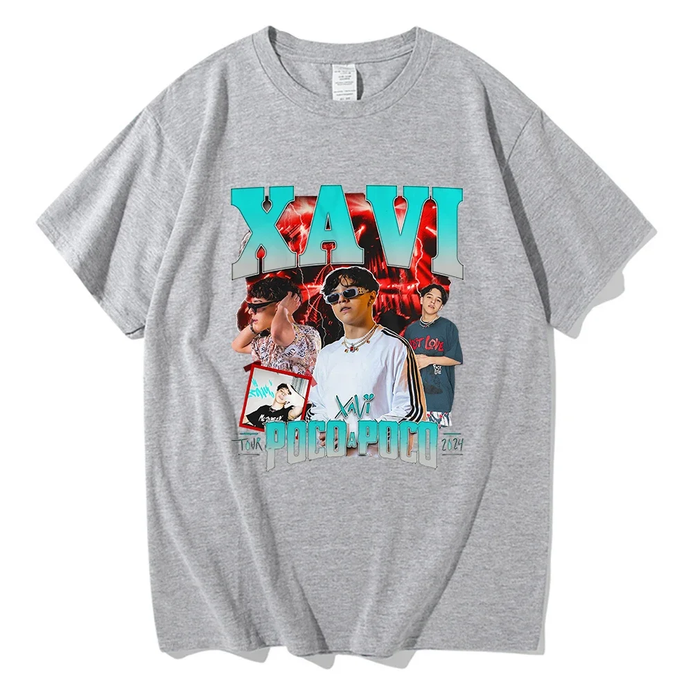 A Poco Tour 2024 футболка Xavi La Diabla мужская/женская одежда летние топы в стиле Харадзюку