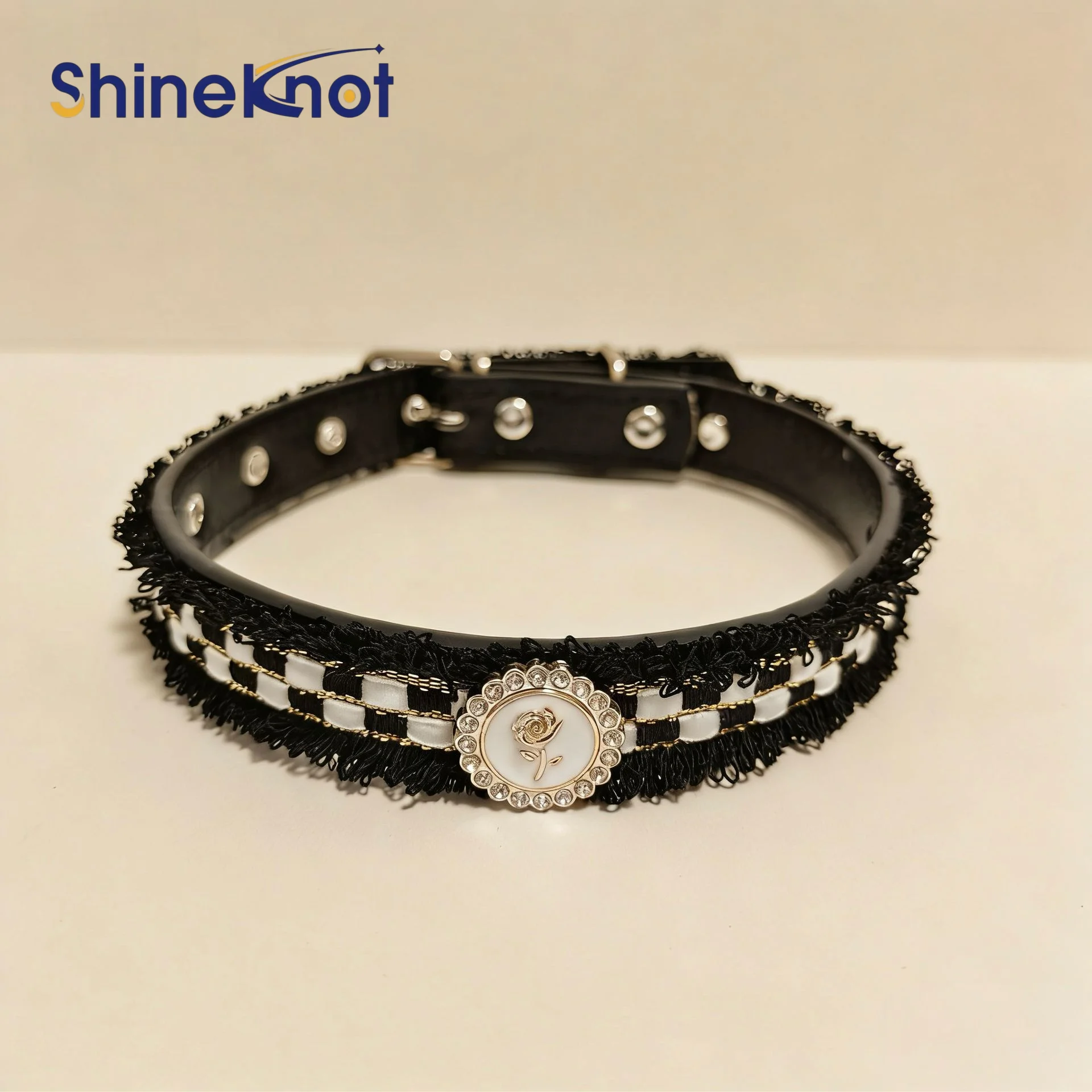Ошейник для собак SHINEKNOT: новый популярный регулируемый ошейник для маленьких и средних пород, милый ретро-дизайн, с легким ароматом, для кошек и собак (art.: 3920db795cbde) - 3920db795cbde