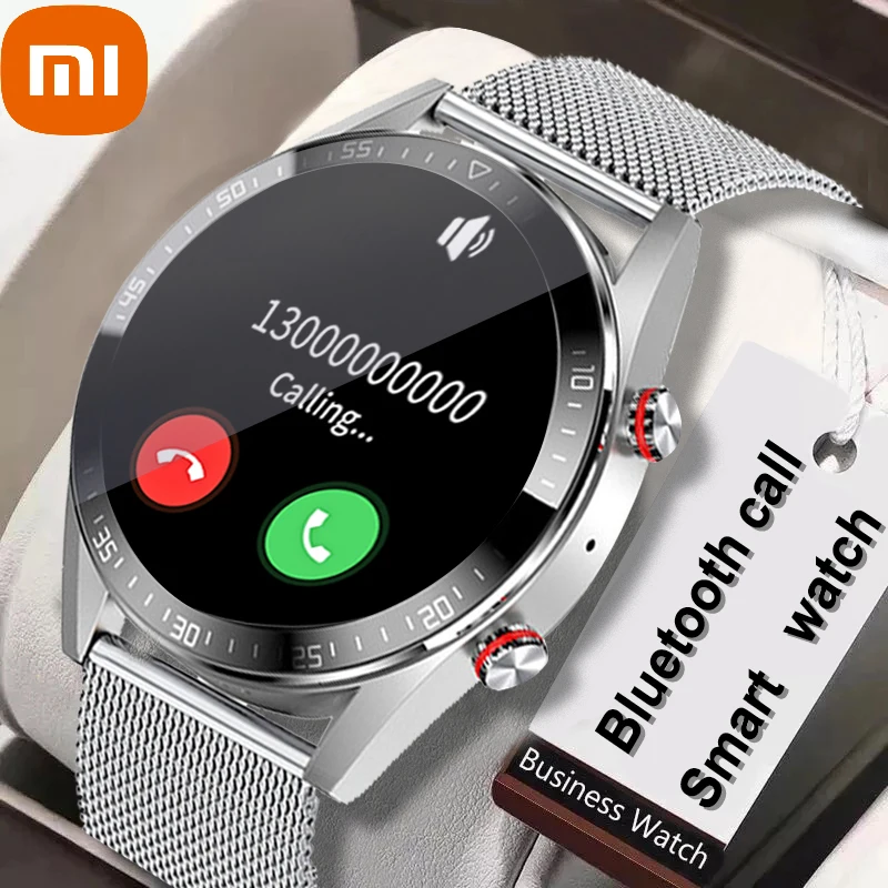 

Xiaomi 2022 New 454*454 AMOLED Screen SmartWatch Bluetooth Call Music Player Men Watch IP68 Waterproof Watch Men for Android Ios