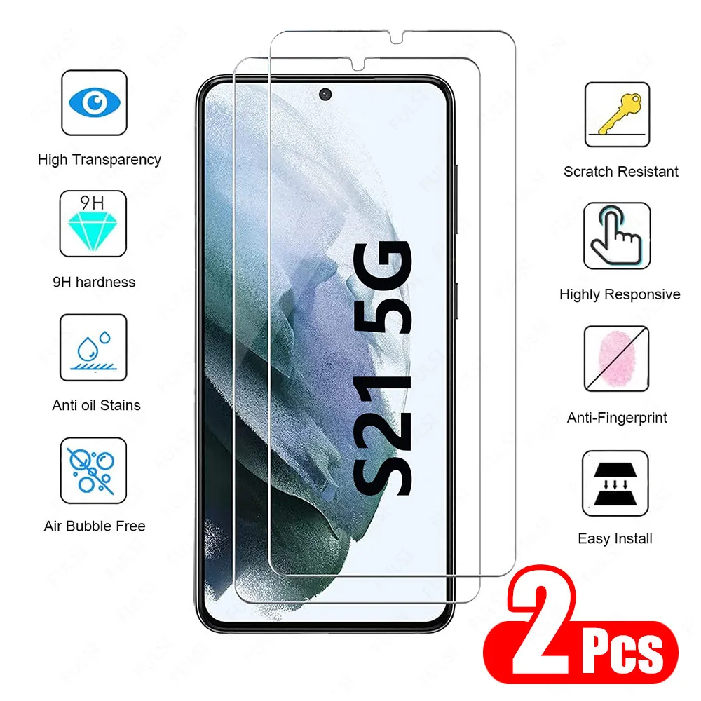 

2PCS 0.18mm Full Cover Tempered Glass On the For Samsung S21 S22 Plus S20 FE Screen Protector On Samsung S21Plus S20FE Glass
