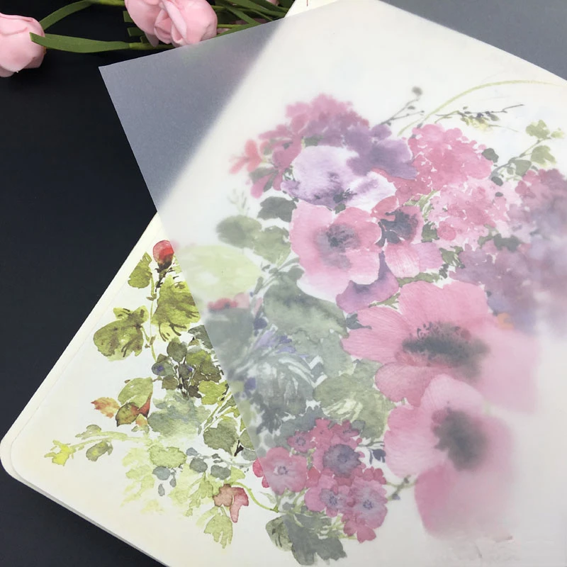 

A4 Vellum Paper Acetate Paper Pack Design Paper Scrapbooking paper pack handmade paper craft Background