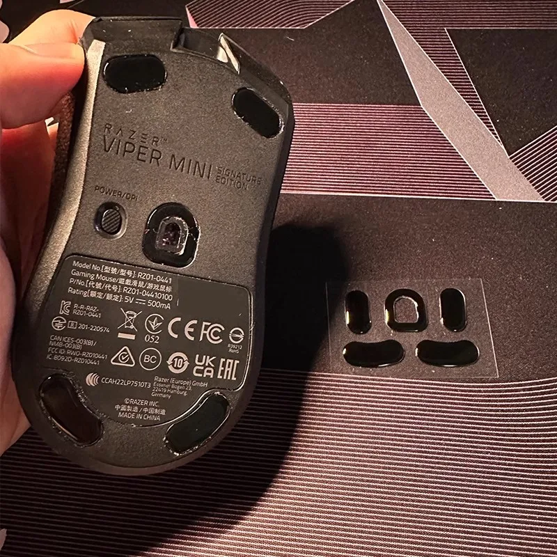 1 комплект, стеклянные коньки для мыши Razer Viper Mini SE