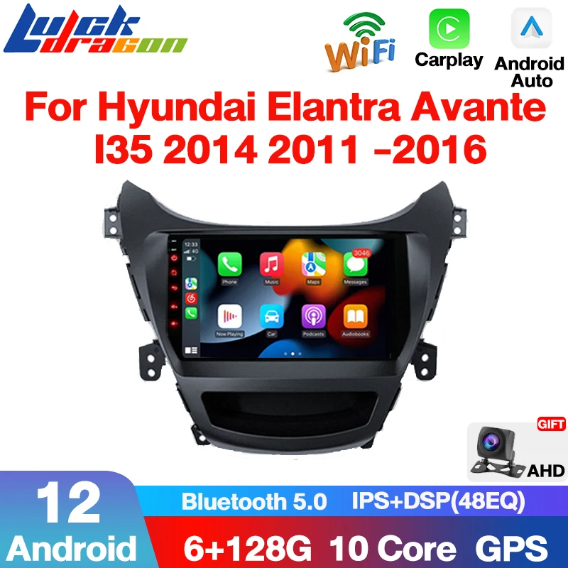 Dvd Car Radio Android 11 For Hyundai Elantra Avante I35 2011