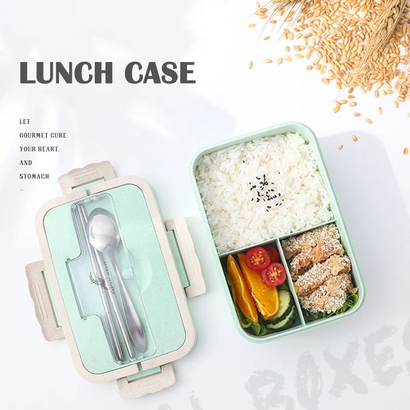 

1000ml Lunch Box Dinnerware Food Storage Container Kids School Office Portable Bento Box Lunch Box Bento Box
