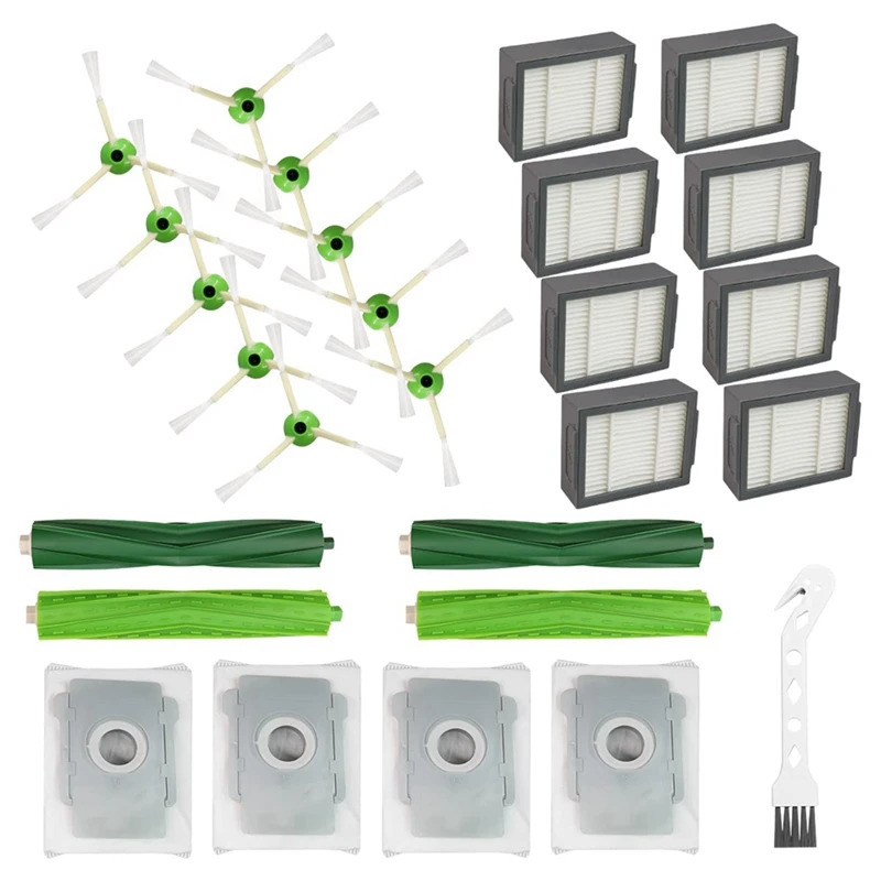 

Replacement Accessories Vacuum Cleaner Accessories Roller Brush Side Brushes HEPA Filters For Irobot Roomba I7 I3 E5 E6