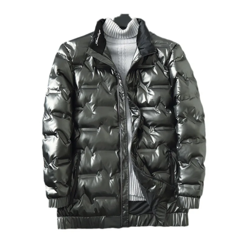 Новое поступление Suepr большая зимняя мужская спортивная и повседневная куртка с