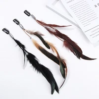 fashion comb headdress gifts extensions novelty hairclips feather hair rope hippie headpieces headband headwear