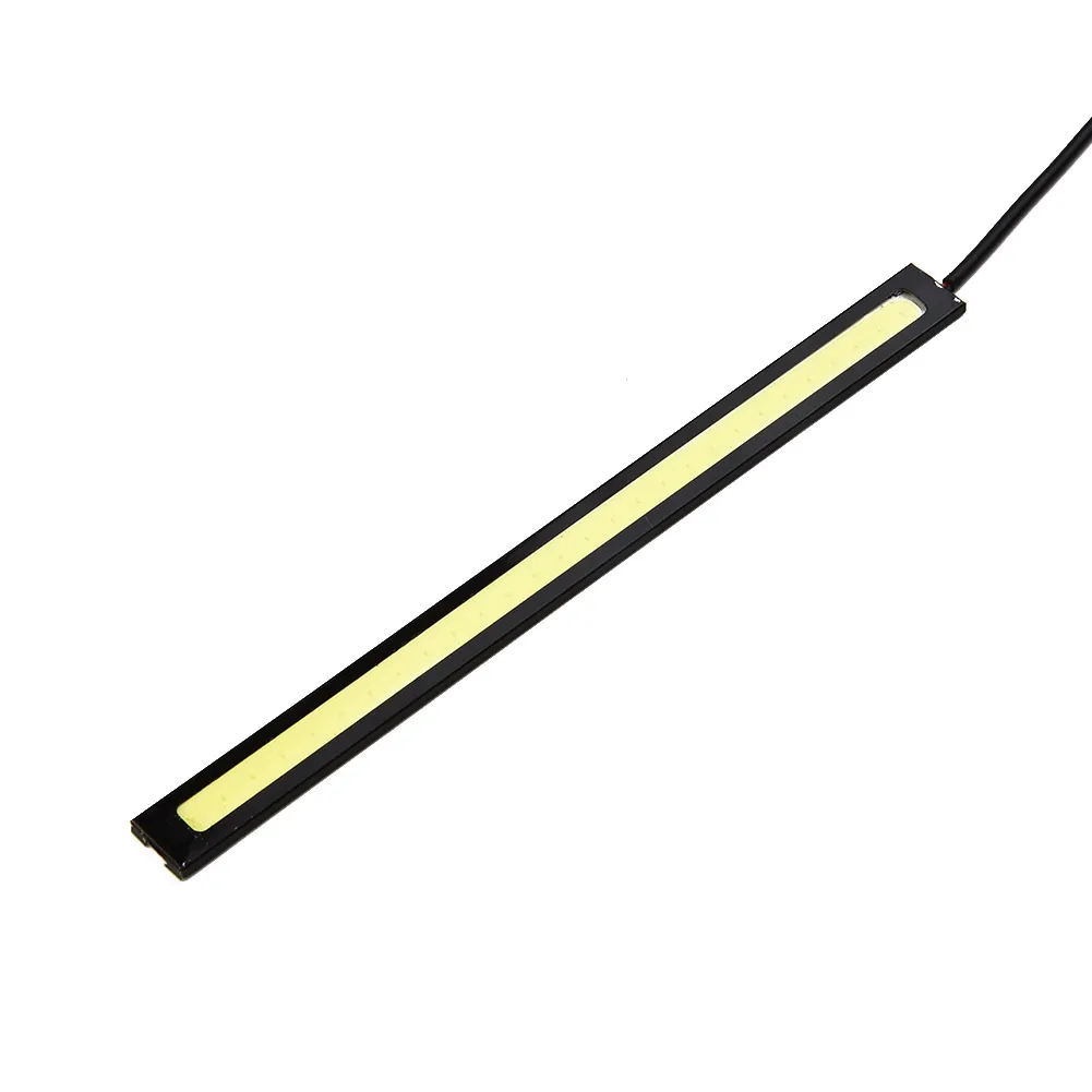

2 Pcs 17cm 12V COB LED DRL Driving Daytime Running Lights Strip Waterproof Led Cob Light Stripe For Car / Racing