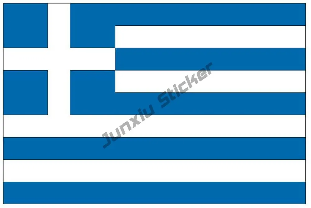 

Greek Greece Flag Sticker Self Adhesive Vinyl Skateboard Laptop Luggage Bike Motorcycle Phone Car Sticker Decals