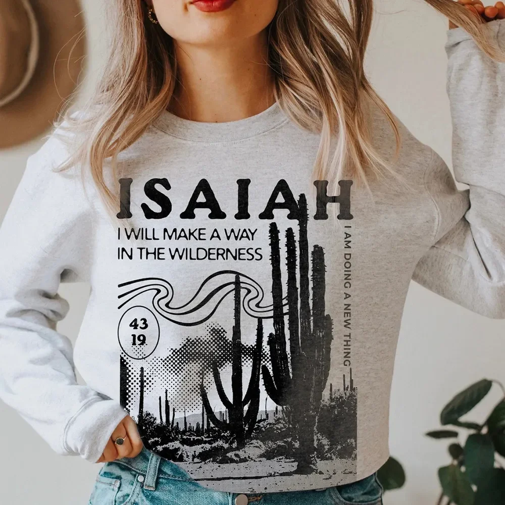 Hahayule Исая западные забавные Графические Топы осенняя Женская толстовка с