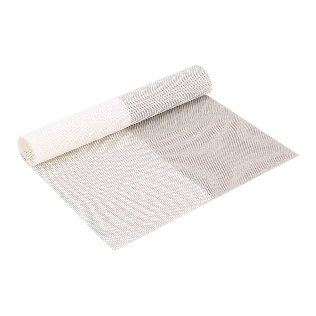 

2PCS/SET Waterproof Anti-Slip Heat Insulated PVC Dining Table Kitchen Coffee Tea Place Mat Tableware Pad Mat