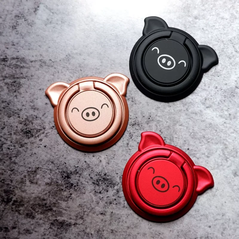 

Phone Hot Sale Universal Mobile Holder Finger Ring Stand support 360 Degree Metal Bear phone holder for iPhone X XS 8 7 6 6S Pad