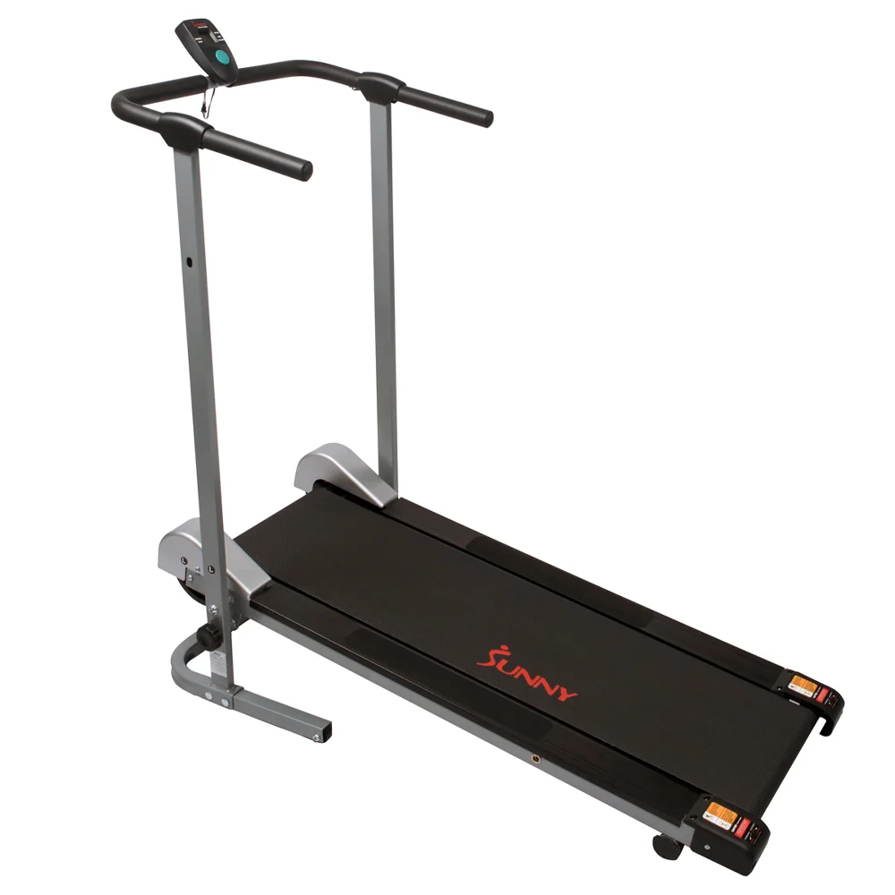 Manual Treadmill - Compact Foldable Exercise Machine for Run