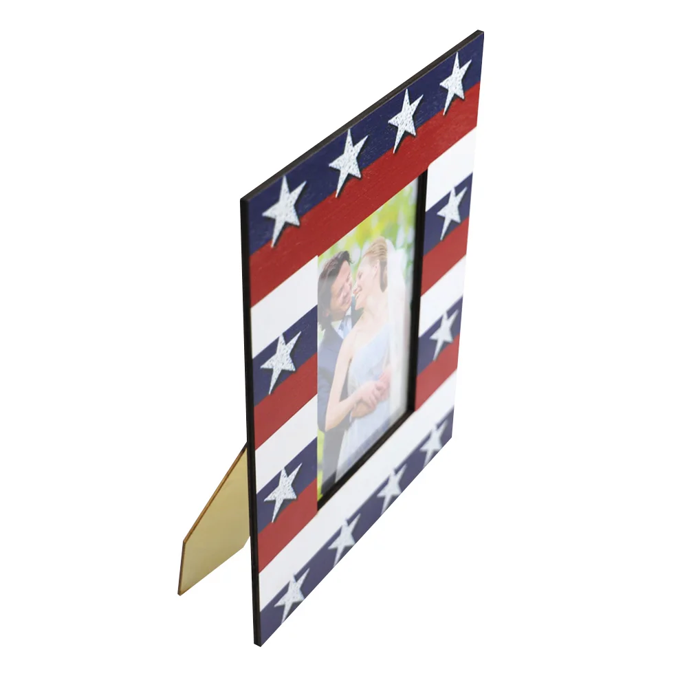 

Frame Picture Photo Day Frames Flag American Gifts Display Mothers Independence Personalized Desk July 4Th Supplies Patriotic