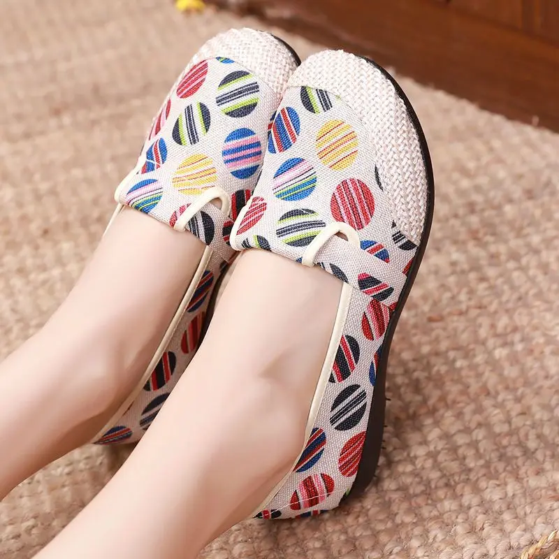 2023 New Lafer Cloth Shoes Women's flat cloth shoes Lazy casual Korean canvas shoes Zapatillas Mujer Espadilles Mujel Lona