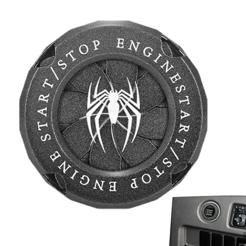 

Engine Push Start Button Cover Rotary Ignition Start Button Cover Universal Spin Ignition Protective Cover With Anime Pattern
