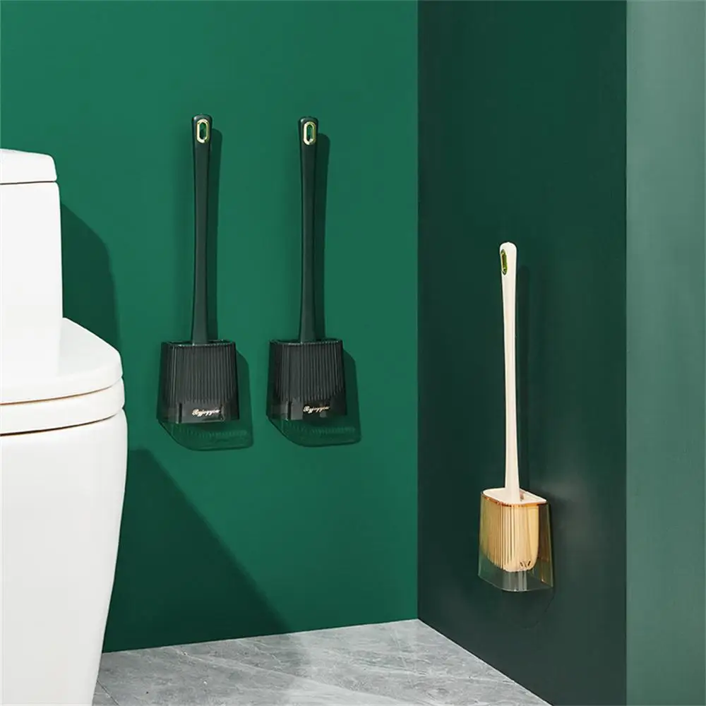 

Wall-mounted Toilet Brush Luxurious Toilet Brush Toilet Cleaning Silicone Toilet Brush Set Toilet Brushes Wc Bathroom Accessory