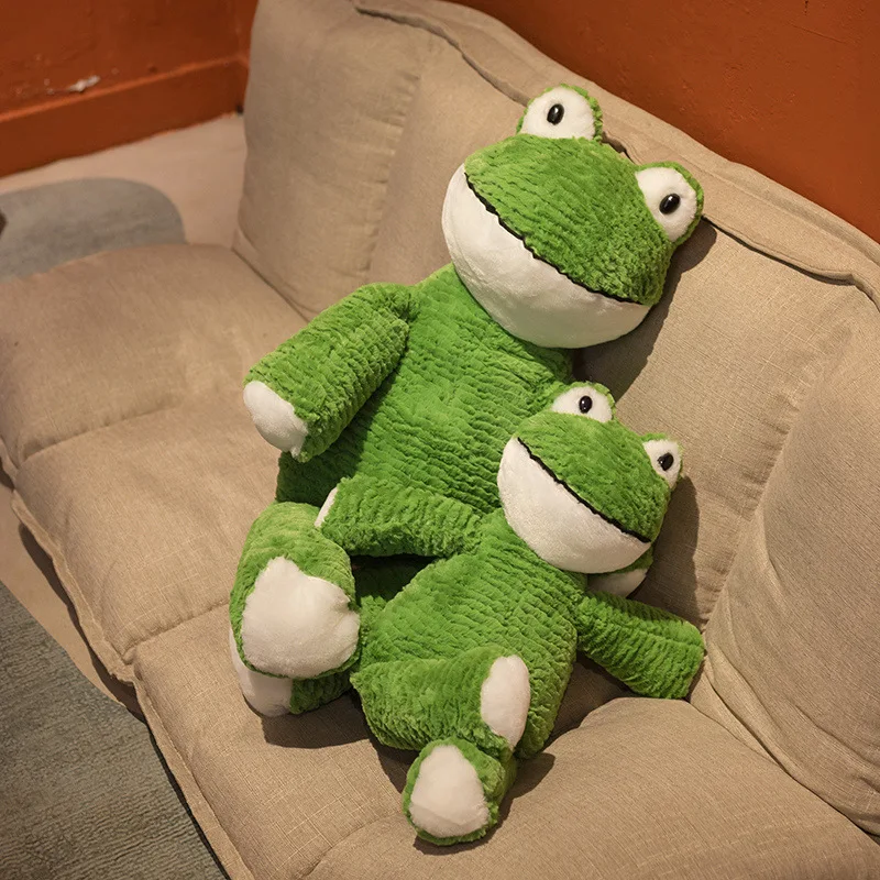 

36-82 см кавайная лягушка плюшевая игрушка мягкая мультяшная мягкая тусклая и милая лягушка Подушка Успокаивающая кукла игрушки для детей де...